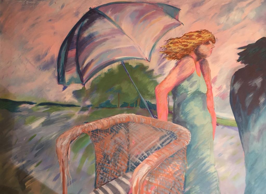 Andre Naude_Woman with umbrella