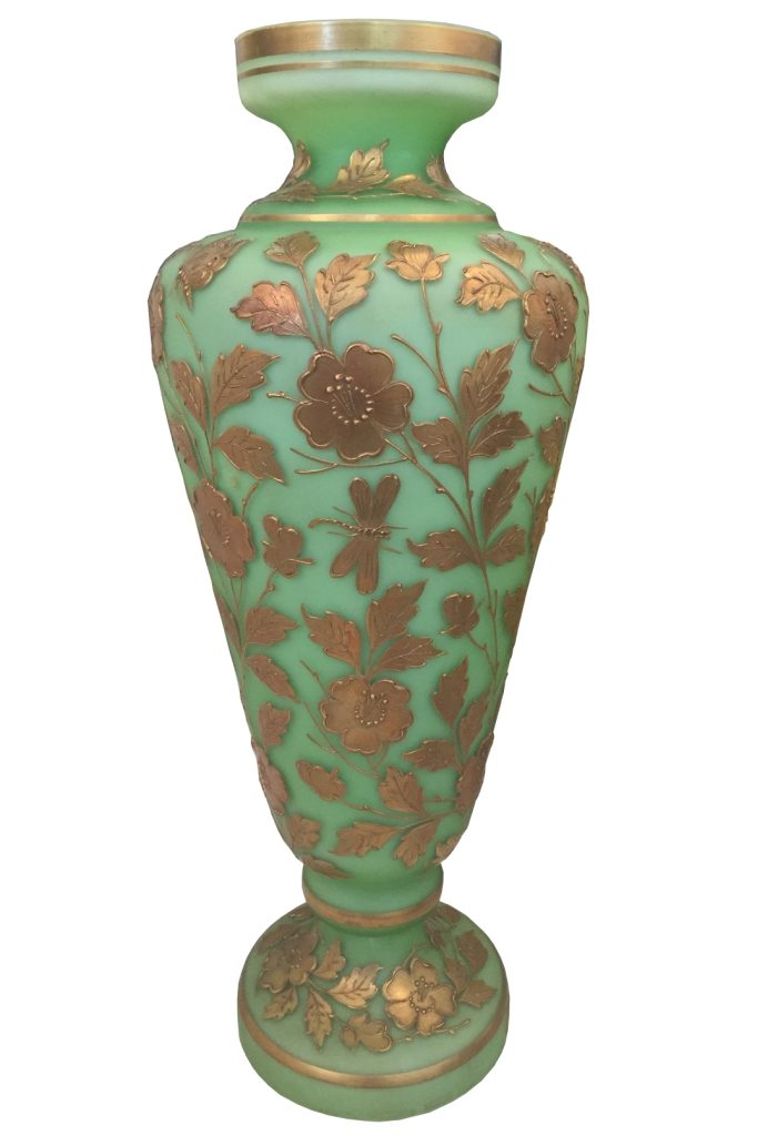 European Vase_Green and gold